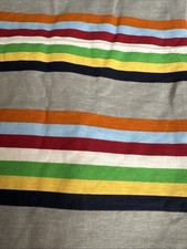 NWOT Pottery Barn Baby Camden Stripe Crib Skirt Bed Striped Colorful NWOT