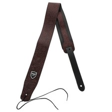  1 PC PU Solid PU Sangle de guitare en cuir de transport de cordes à chargée à