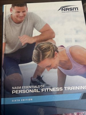 NASM Essentials of Personal Fitness Training 6th Edition Hardcover CPT Exam Prep