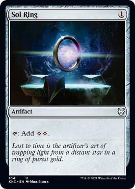 Sol Ring 104 UC Commander: Kaldheim Magic: The Gathering NM/M