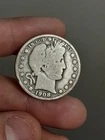 1908- O Barber Half Dollar #1