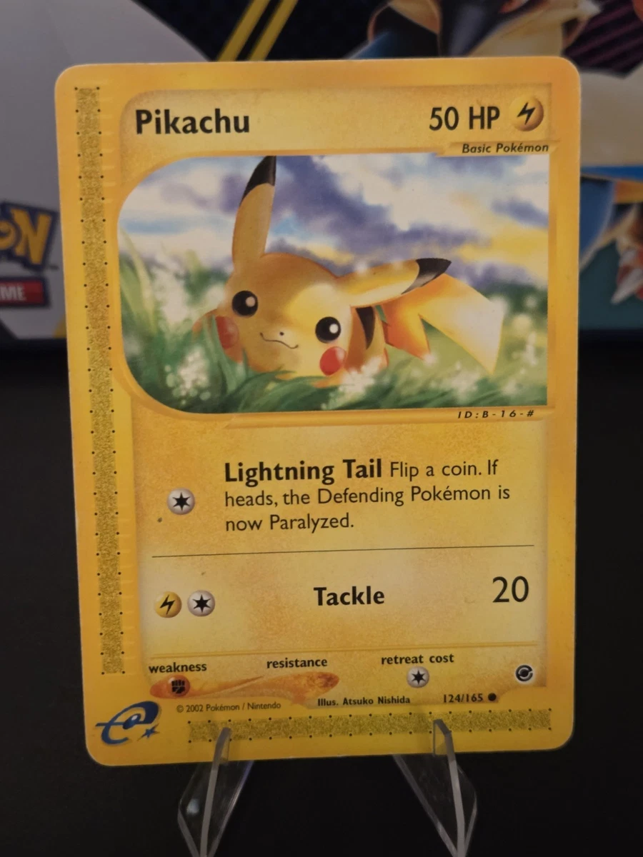 【美品】ポケモンピカチュウエクスペディション124/165 英語版 Pikachu 124/165 Expedition Base Set for sale | eBay