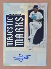 Abner Uribe 2025 Panini Crusade Majestic Marks Auto Autograph Card #30