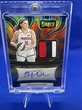 2025 Panini Select WNBA Stefanie Dolson Mystics Auto Memorabilia Prizm AM-SD /25