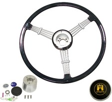 Empi Black Banjo Steering Wheel Kit Fits Vw Type 1ghia 60-74 12 Type 3 61-71