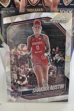 Shakira Austin 2024 Panini Prizm WNBA Parallel Cracked Ice #134 Mystics