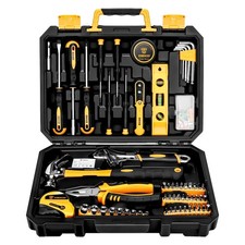Tool Kit Set Box 100 Pieces Home Repair DIY Tools Basic Hand Toolbox Sets for