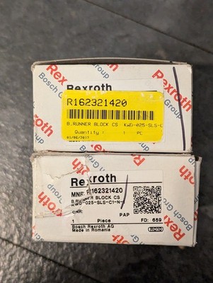 NEW Rexroth R162321420 Linear Bearing Runner Block KWD-025-SLS-C1-N-1