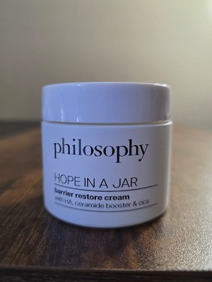 Philosophy  hope in a jar barrier restore cream NEW 2oz 
