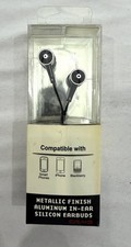 Craig Silicone Earbuds Black Aluminum Metallic Finish