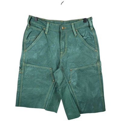 Vintage Carhartt Double Knee Carpenter Cargo Cut-out Shorts Green