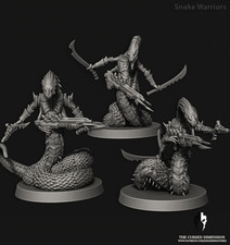 Snake Warrior Squad by Edge Miniatures | Dark Space Elves