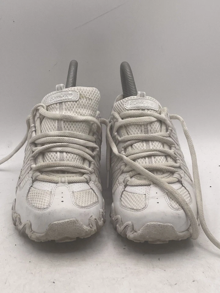 Skechers Compulsions Para Mujer Talla 6.5 Blanco Totalmente Activo Polvo Puff Cuero Foto 2 de 4