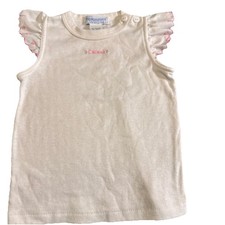 Vintage OshKosh BGosh Toddler Size 3t Puffy Ruffled Sleeve Shirt Pink