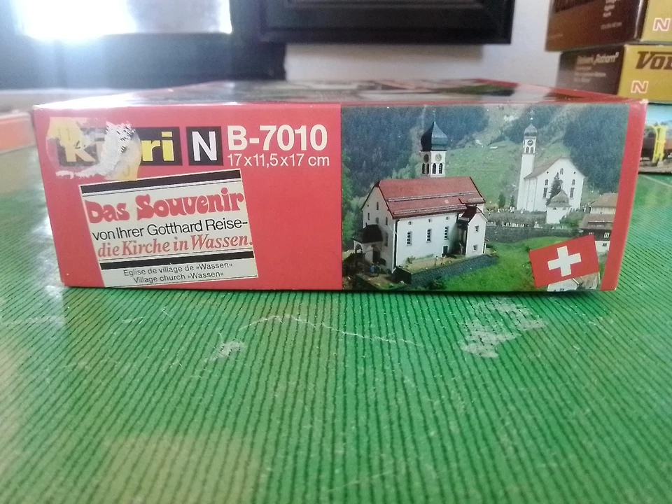 Kibri N, 7010, Iglesia De Wassen, Ferrocarril De San Gotardo, Como Nueva - Imagen 2 de 2