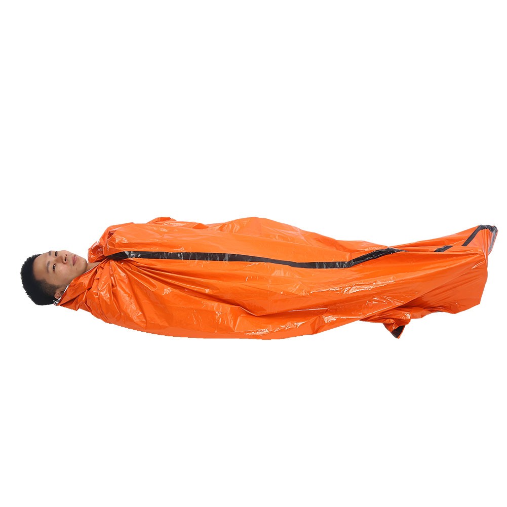 HOT Outdoor Waterproof Thermal Emergency Rescue Foldable Survival Blanket Sleep