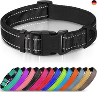 Halsband Hund, Gepolstertes Hundehalsband Breit Aus Neopren Nylon Hundehalsband