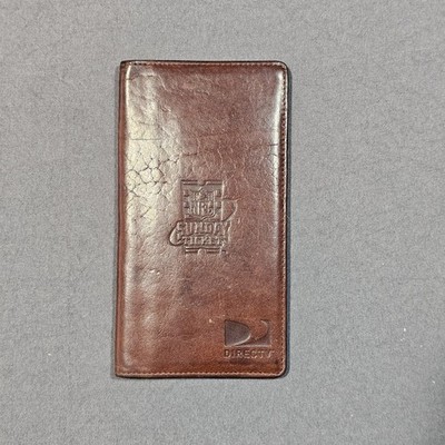 Direct Tv NFL Sunday Ticket Brown Leather Checkbook