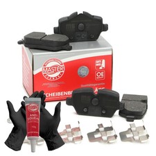 Bremsbel�ge hinten + Bremsenfett f�r BMW 1 (E81 E87) 3 (E90 E92); MINI (R60 R61)