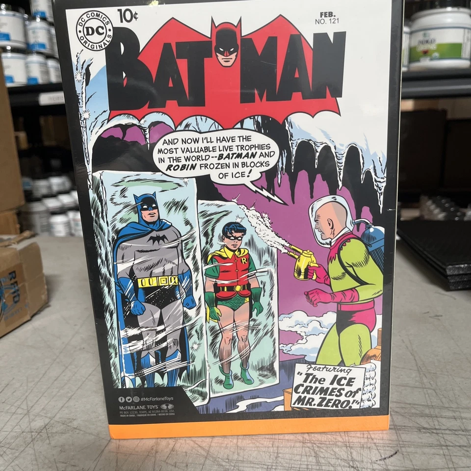 McFarlane DC Multiverse Mr. Figura de acción Freeze Black Light Gold Label 7" nueva Foto 2 de 3