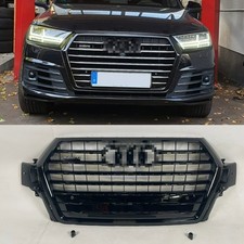 Frontgrill SQ7 Stil Wabengitter Frontgrill Schwarz f&uuml;r Audi Q7 4M 2016