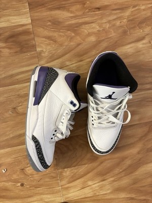 Air Jordan 3 Dark Iris Men's Sneakers Size 10
