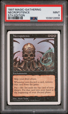 1997 MTG 5TH ED NECROPOTENCE PSA 9 | eBay