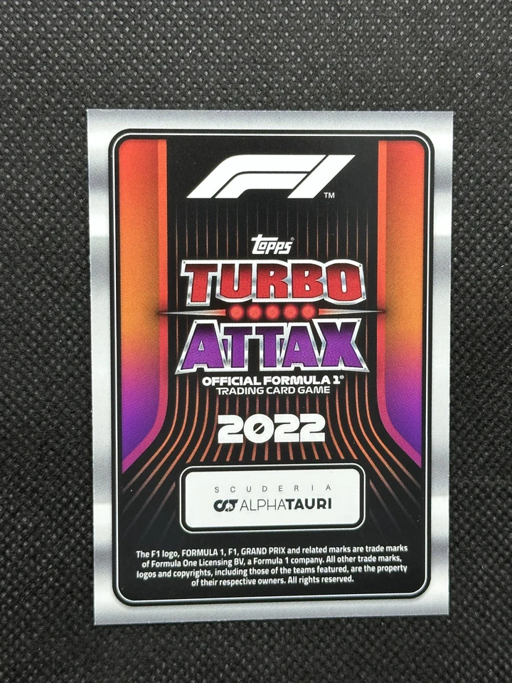 2022 Topps Turbo Attax F1 Pierre Gasly Scuderia AlphaTauri #146 - Image 2 of 2