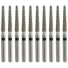 Dental Diamond Bur 850-016 Super Coarse Round End Taper Burs FG High Speed Burr