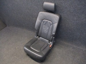 LEDER Rücksitzbank rechts Audi Q7 4L Rückbank Sitz Ausstattung schwarz SOUL