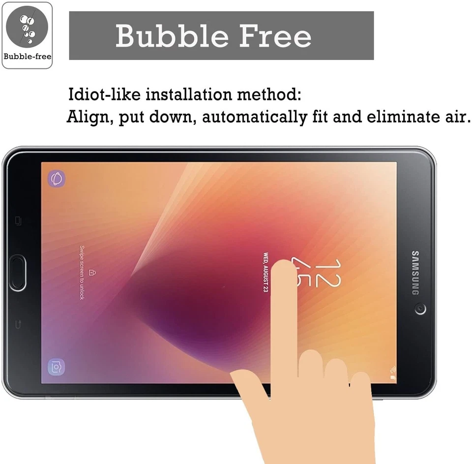 Tempered Glass Screen Protector For Samsung Galaxy Tab A 8 8.0 2017 T380 SM-T380 - Image 3 of 4