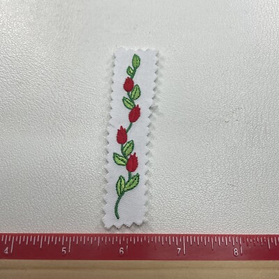 Rses Patch RED ROSES Patch (Or At Least Patch-ish Zig-Zag Cutout) 81D2 | eBay