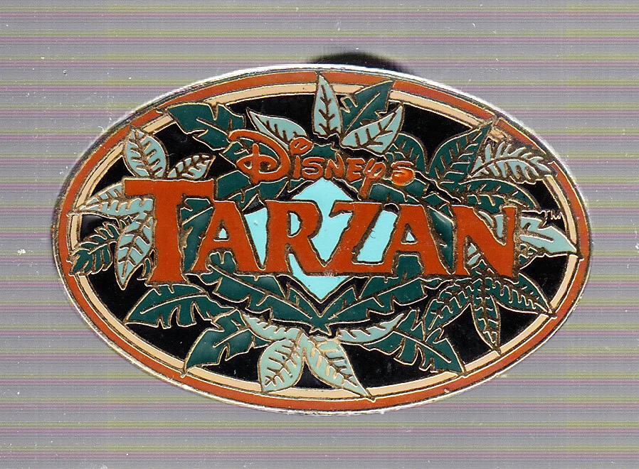 Tarzan Logo Pin, PinPics 3407