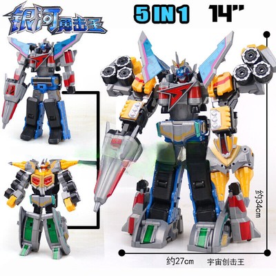 Gaint Savers Space Deleter Galaxy Saver Figure 5 in 1 Combiner Robot Megazord