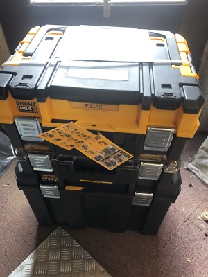 Dewalt DWST83411-1 TStak 2.0 Tower Rolling Mobile Werkzeug Aufbewahrungsboxen + Tragetasche Tablett