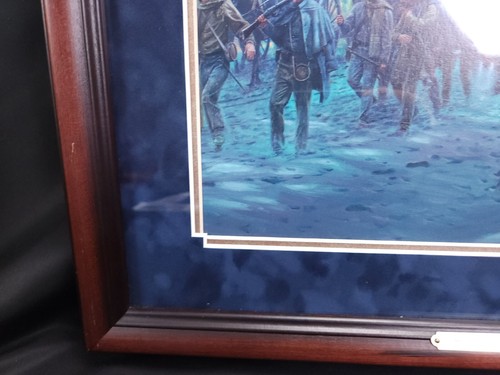 Mort Kunstler Collectable Civil War PRINT “ A FLEETING MOMENT” Framed L1521 - Picture 9 of 17