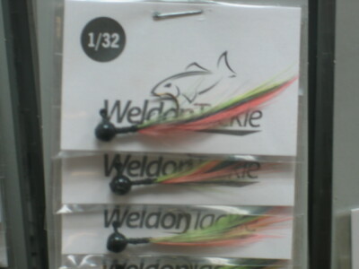 Lot Of 12 Weldon Mini Foo Jigs 1/32oz MOTOR OIL  Steelhead/Trout Jigs