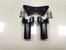 4" Handlebar Riser 1" Top Clamp For Harley Night Train Sportster Wide Glide FXWG