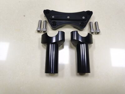4.5'' Risers W/ Top Clamp For Harley Heritage Softail Fat Boy Dyna Handlebar 1''