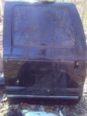 2001 Excursion door, OEM, left side rear without interior panel, with ...