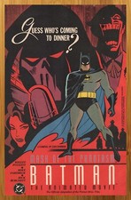 1993 Batman Mask of the Phantasm Adaptation Print Ad/Poster BTAS Promo Art 90s