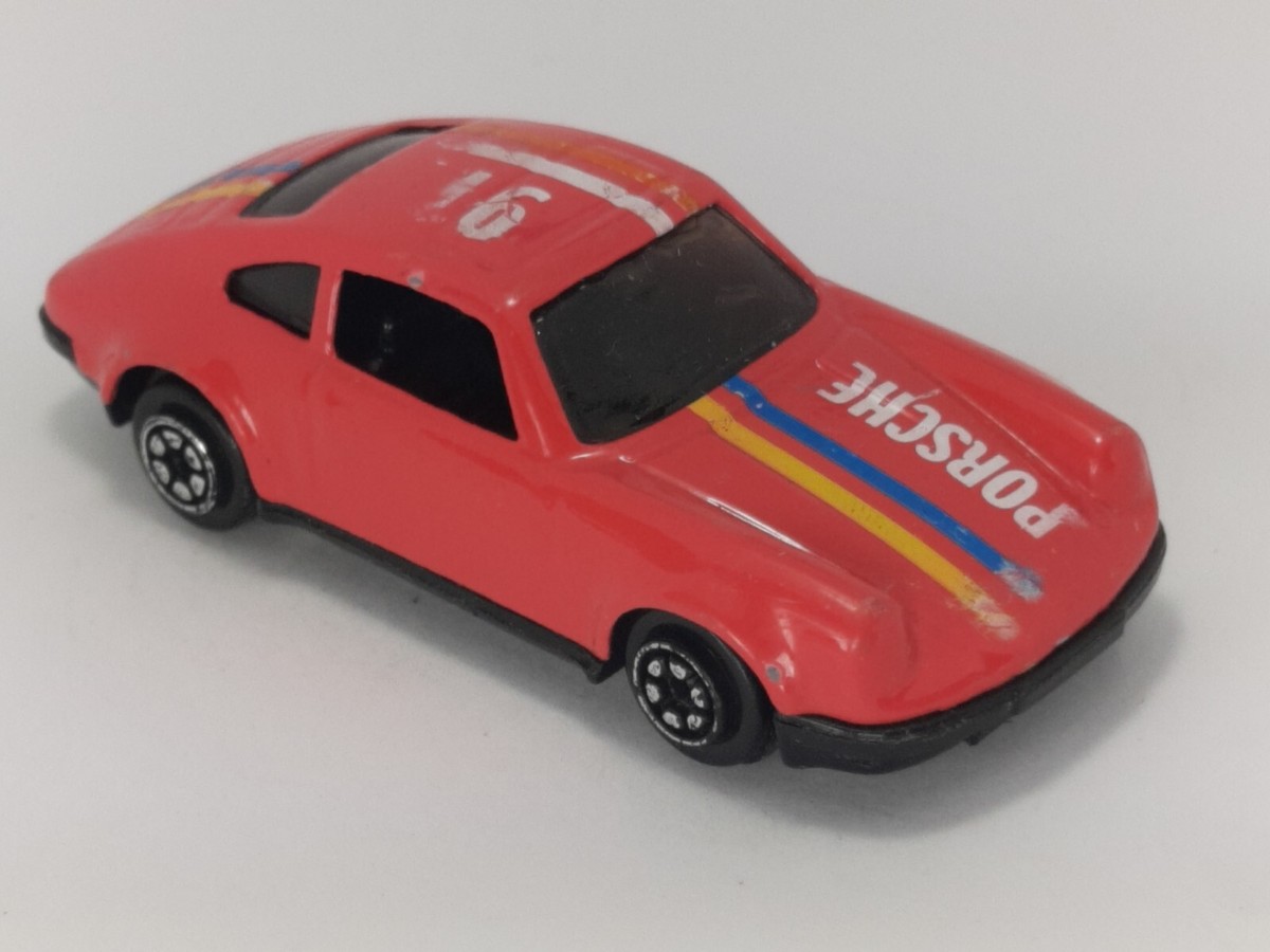 Vintage 80's Yat Ming Porsche 911 No. 811 Hot Pink 1:64 Diecast