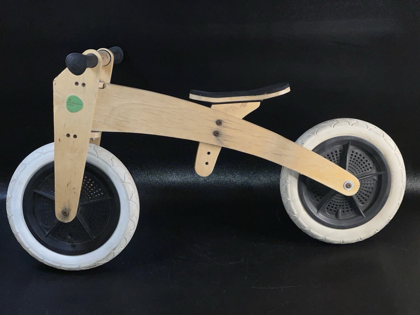 Original "Wishbone" Wood 2-Wheel Core Body Balance Bike 3 in