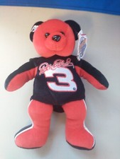 Dale Earnhardt 3 Nascar Team Speed Bears Vintage 1999 bean bag new with tags