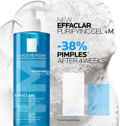 La Roche-Posay Effaclar Purifying Foaming Gel Cleanser for Oily & Sensitive Skin - Picture 2 of 7