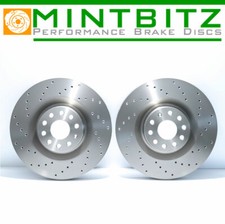 VW GOLF MK5 R32 AUDI S3 SEAT LEON CUPRA R FRONT PERFORMANCE BRAKE DISCS 345mm