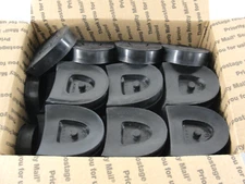 REPLACEMENT SOLID BLACK RUBBER SHOE HEEL #28 👞 REPAIR LOT 30pr MEN's 9/10 KOREA