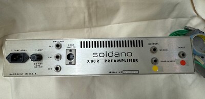 Soldano X88R Preamp - Vintage 1990's | eBay