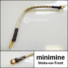 Classic Mini Engine Earth Strap Lead 5L1137 Braided cable & Terminals rover