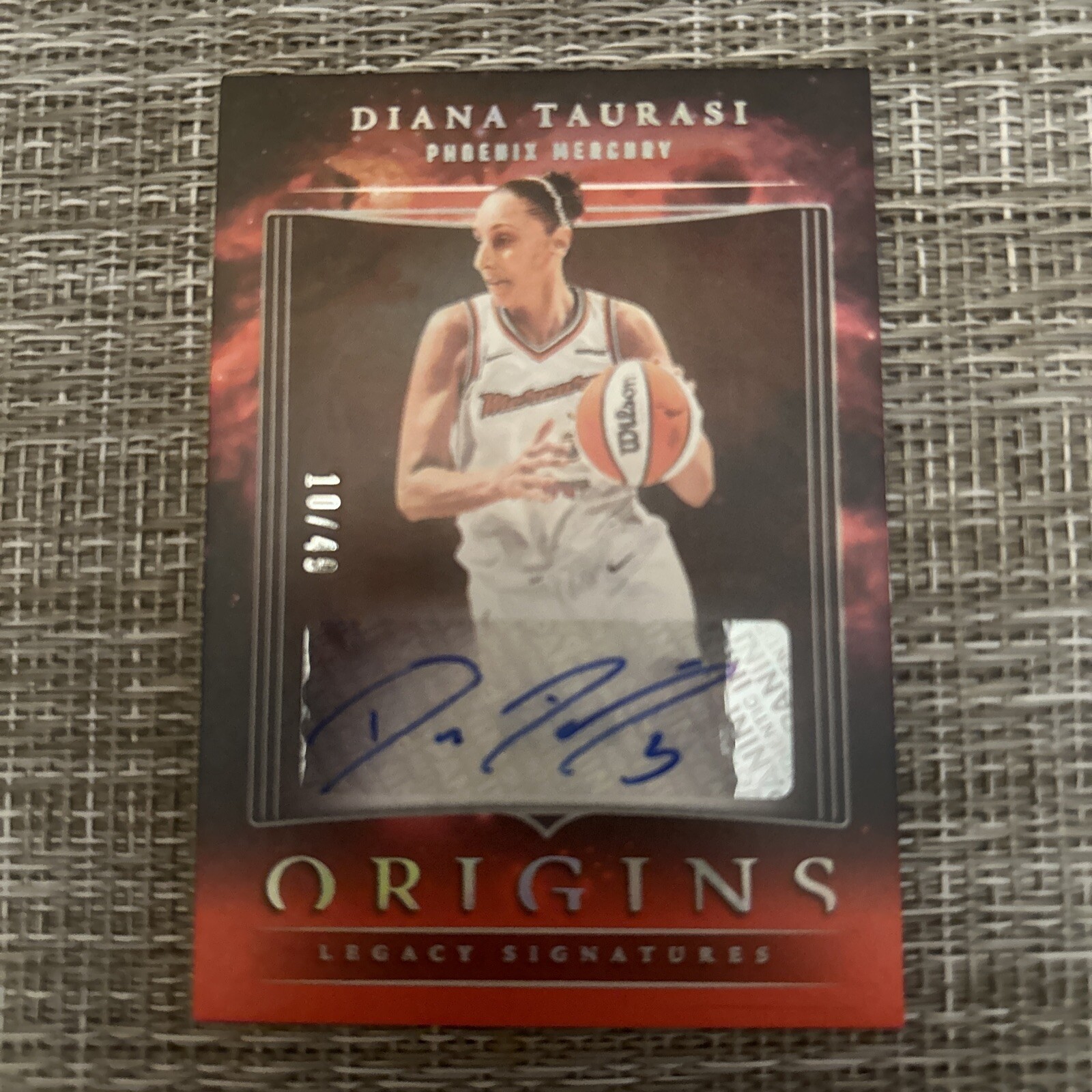 Diana Taurasi 2024 Origins WNBA #LS-DT Legacy Signatures - Red /99